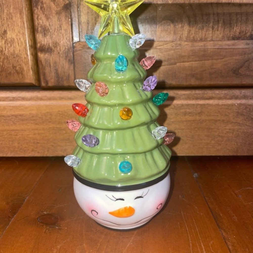 Festive Snowman Christmas Tree Decor - Picture 2 of 9